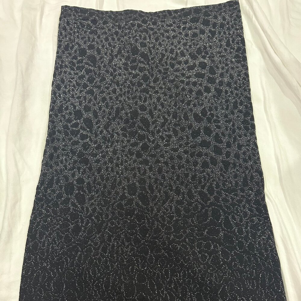 Wolford mid-length animal print bodycon skirt